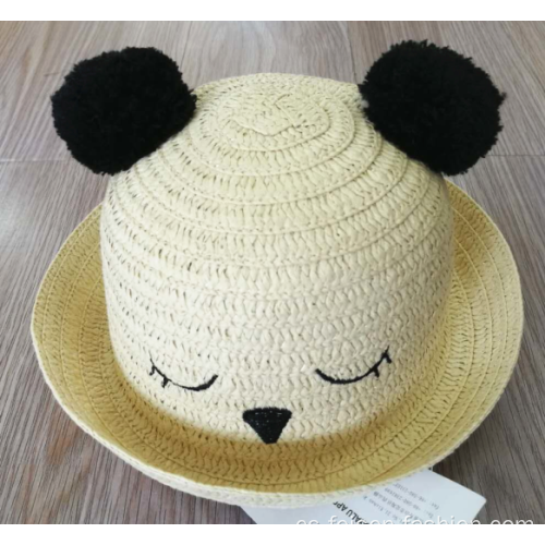 Nový design Dívčí slaměný klobouk Beach Hat
